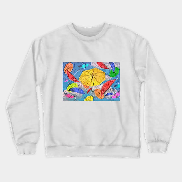 Where is my umbrella? Crewneck Sweatshirt by forestep